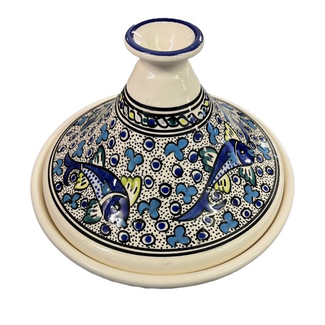 Fish Design Tagine 25cm Medium