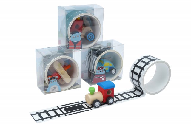 Little Tribe Assorted Wooden Tape & Go Playset