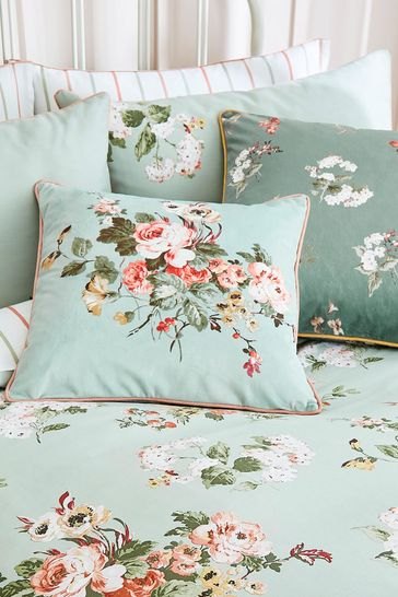 Laura Ashley Rosemore Sage Feather Cushion