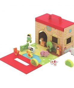 Lanka Kade Pig & Sheep Barn Playset with Colourful Characters
