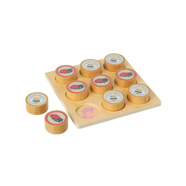 Orange Tree Toys Spring Garden Tic Tac Toe