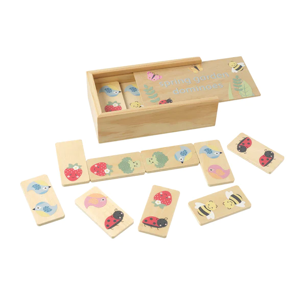 Orange Tree Toys Spring Garden Dominoes