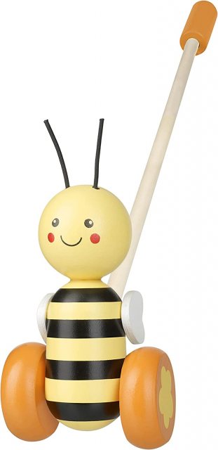Orange Tree Toys Honey Bee Push Along
