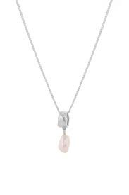 Tutti & Co Freshwater Pearl Necklace Silver