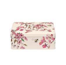 Emma Bridgewater Blossom Deep Rectangular Tin With Biscuits