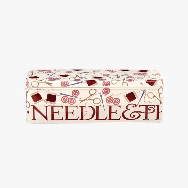 Emma Bridgewater Crafting Long Deep Rectangular Tin With Biscuits