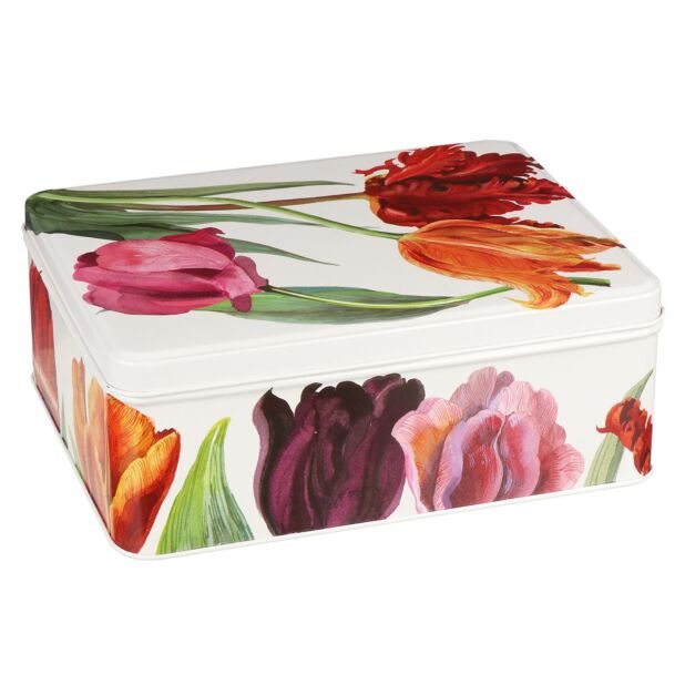 Emma Bridgewater Flowers Deep Rectangular With Biscuits