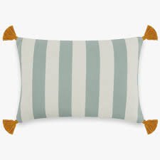 Cushion Cover Enkl Aqua With Filler