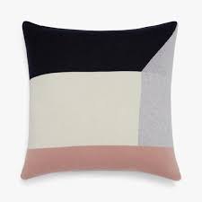 Cushion Cover Bruka Pink Navy With Filler