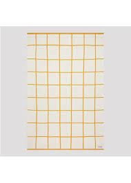 Baby Blanket Grid Yellow