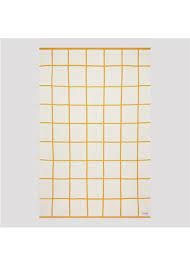 Baby Blanket Grid Yellow