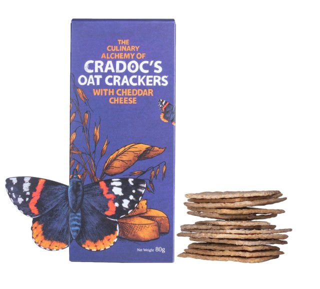 Cradoc's Crackers Oats with Cheddar Cheese 80g