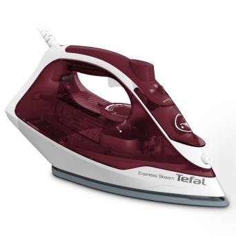 Tefal Express Steam Iron White & Ruby Red