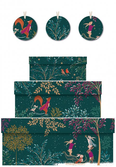 Sara Miller Woodland Tales Gift Box