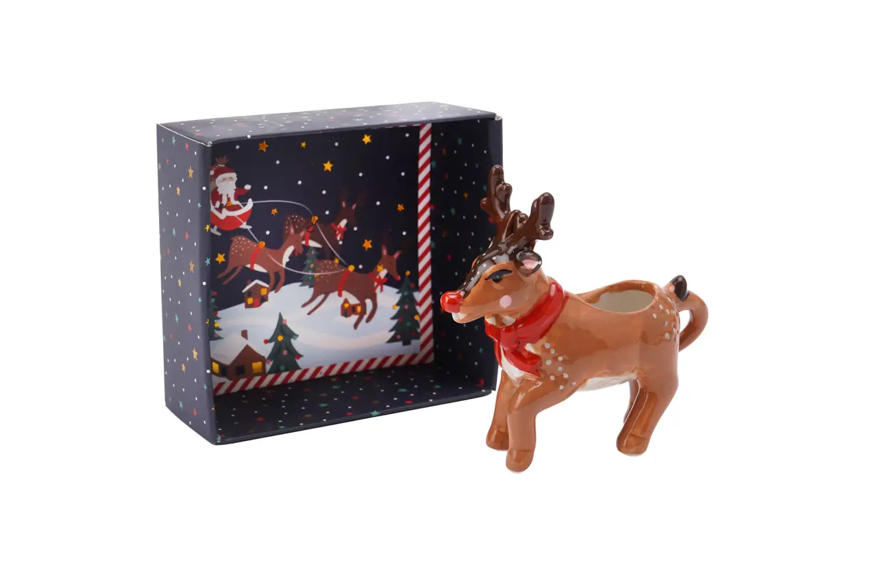 Christmas Rudolph Cream Pourer Jug