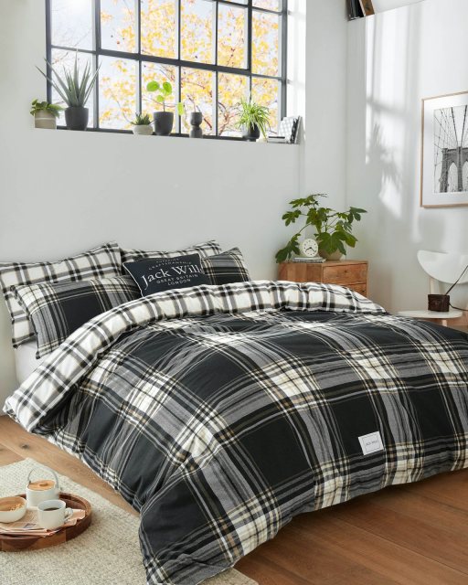 Jack Wills Camel Check Bedset