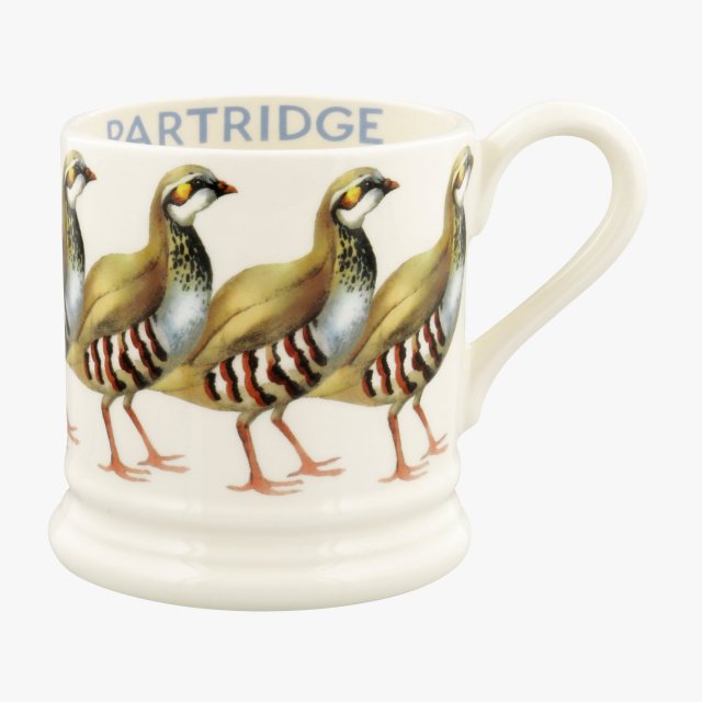 Emma Bridgewater Birds Red Legged Partridge Half Pint Mug