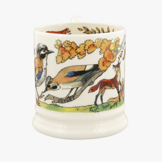 Emma Bridgewater In The Woods Foxes & Jay 1/2 Pint Mug Portmeirion Portmeirion Online