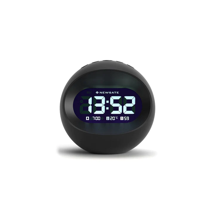 Newgate Centre of the Earth LCD Alarm in Black