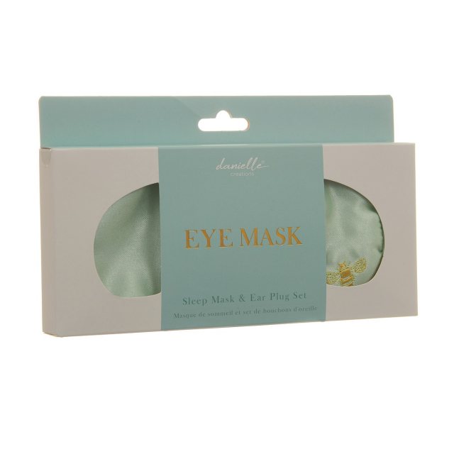 Danielle Creations Velvet Bee Eye Mask & Ear Plug Set