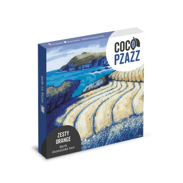 Coco Pzazz x Chris Neale Zesty Orange Dark Chocolate