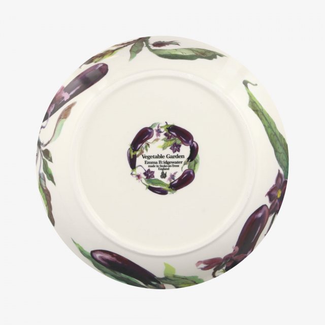 Emma Bridgewater Aubergine & Flowers Medium Pasta Bowl Portmeirion