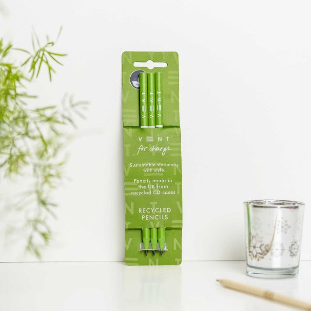 VENT for Change Recycled Make a Mark Pencils – Green