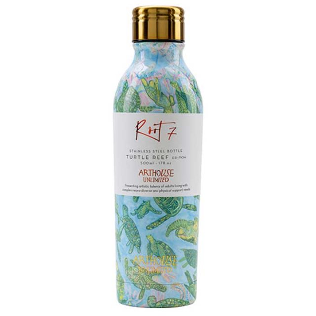 Arthouse Unlimited Turtles Insulated Water Bottle 500ml