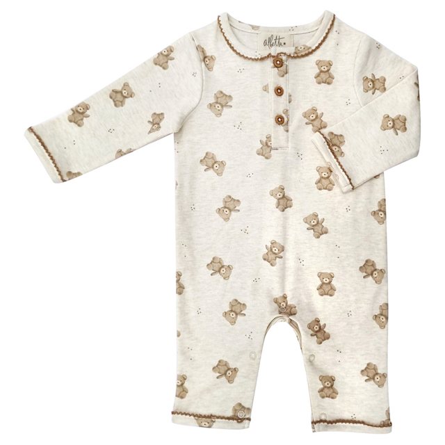 Albetta Printed Teddy Bear Babygro