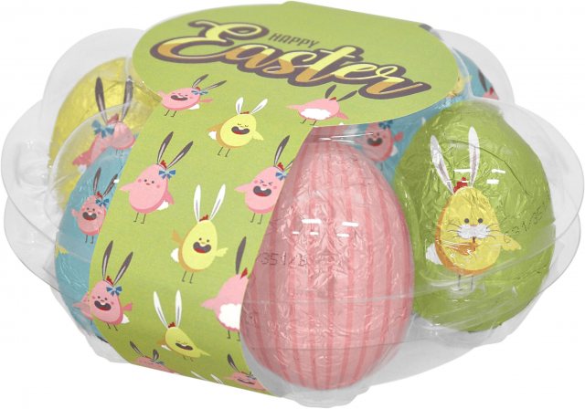 Easter Eggs In Round Tray 120g