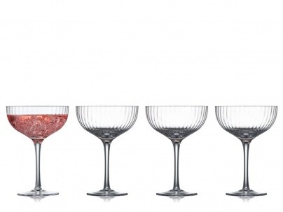 Lyngby Glass Cocktail Glass Palermo 31.5cl 4 Piece