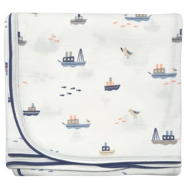Albetta Nautical Print Blanket