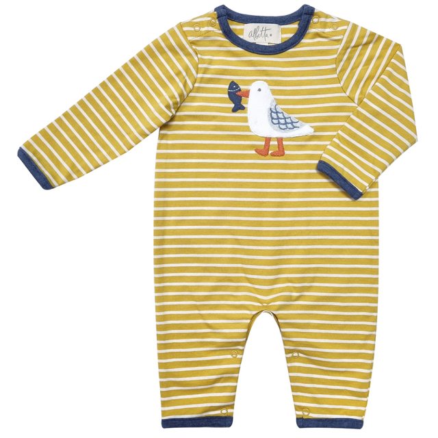 Albetta Applique Sammy Seagull Babygro