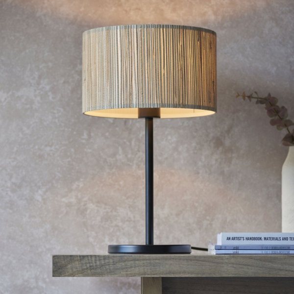 BRANWEN Table Lamp Black/Natural