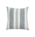 Simply Organic Stripe Cushion Blue
