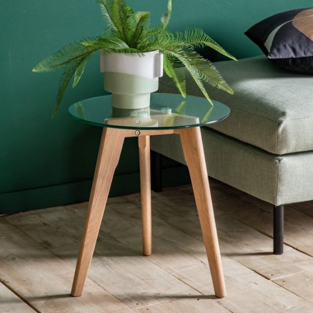 CADAIR IDRIS Round Side Table Oak
