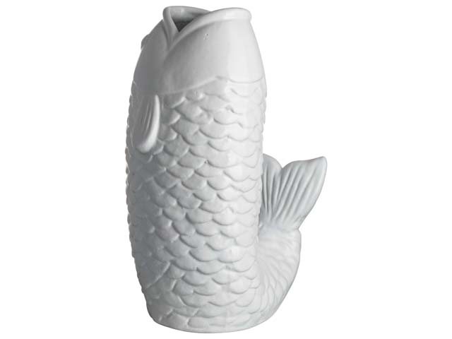 ECP Designs Limited Fish Vase White