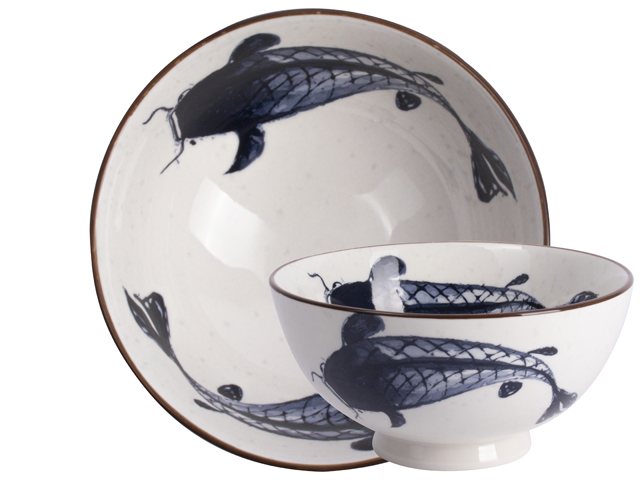 ECP Designs Limited Talking Tables Bon Appetit Stripe Enamel Bowl - 16cm