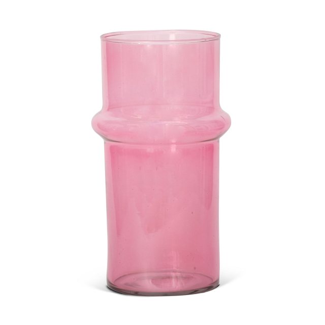 Urban Nature Culture Vase Recycled Glass Pink