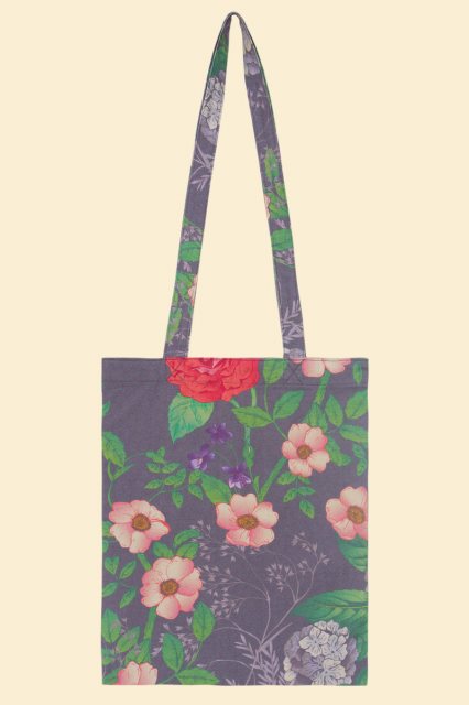 Powder Hedgerow Tote Bag Pewter