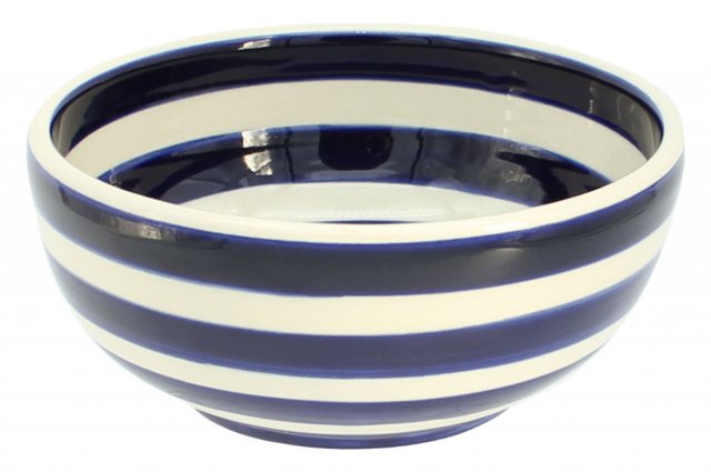 Cobalt Swirl Small Deep Bowl