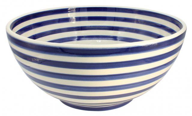 Cobalt Swirl Deep Serving Bowl