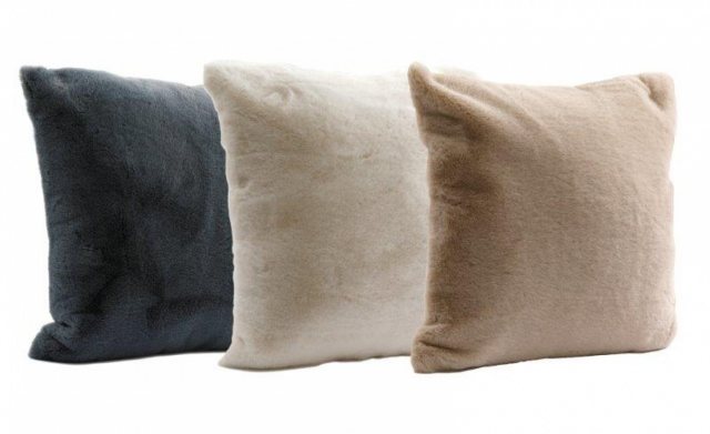 Faux Fur Square Cushion - Small