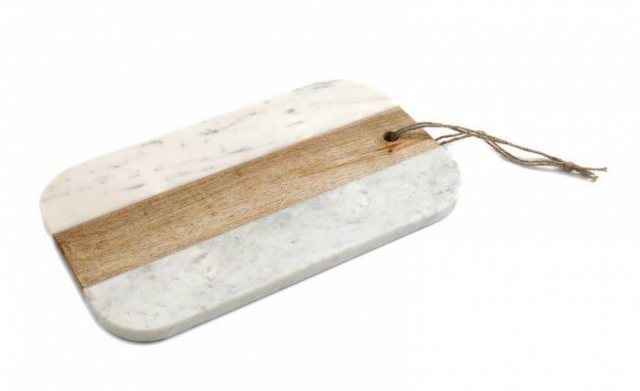 Wood & Marble Chopping Board Large