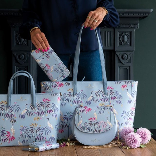 Sara Miller Crane Garden Small Zip Purse | At Portmeirion Online