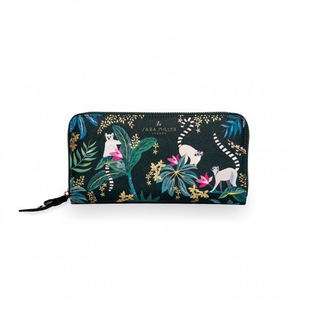 Sara Miller Lemur Large Zip Purse