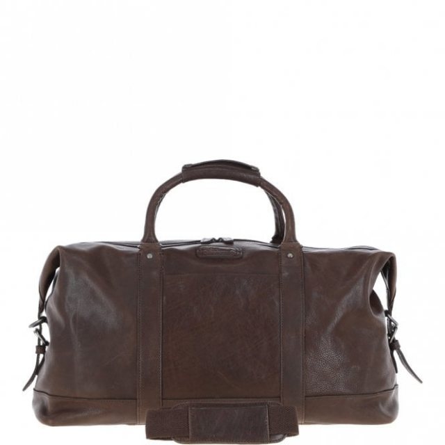 Ashwood Austin Leather Holdall Brown