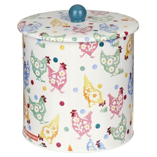 Emma Bridgewater Polka Chickens Biscuit Barrel