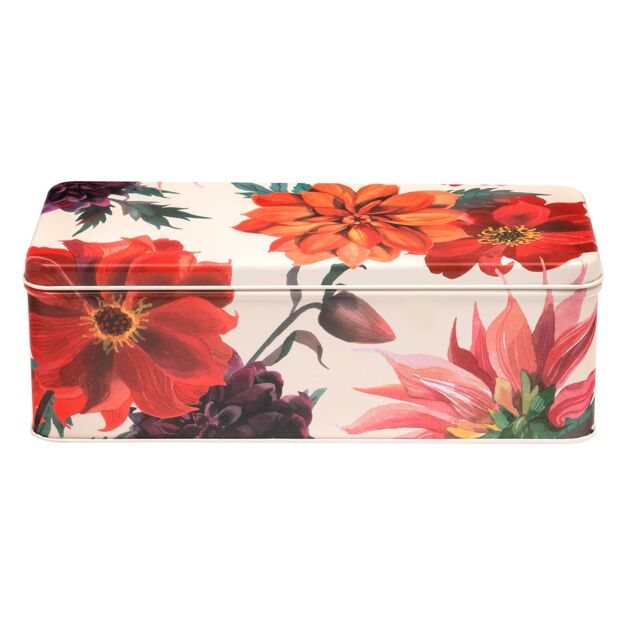 Emma Bridgewater Flowers Long Deep Rectangular With Tea & Biscuits