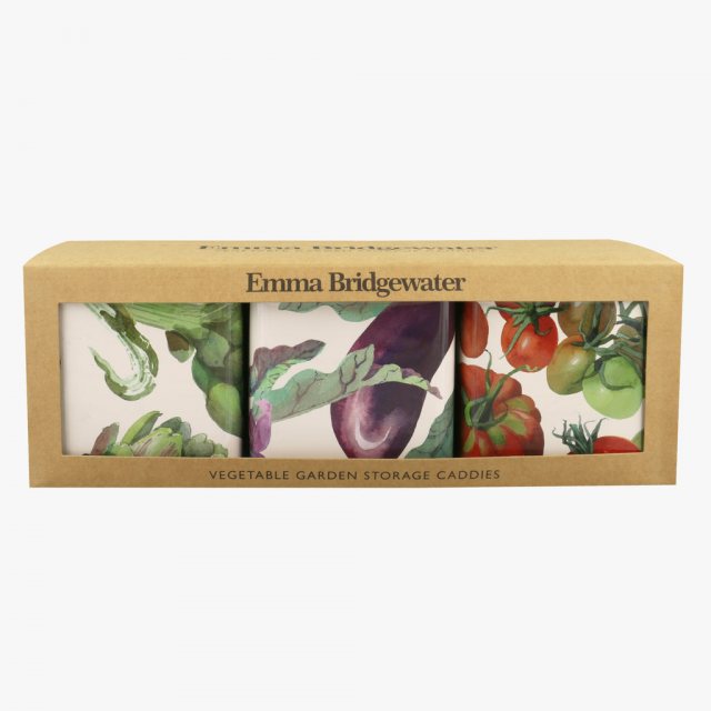 Emma Bridgewater Vegetable Garden Set of 3 Square Tins